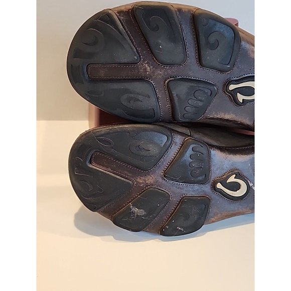 OLUKAI Moloa Leather Slip-On Shoe - (Ray / Toffee) Men’s Size 10 US / 43 EUR main image 4